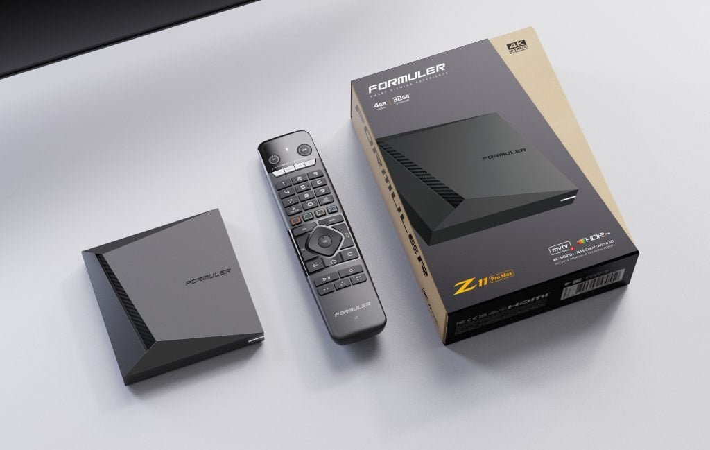 Configuração da IPTV no FormulerZ11 fornecido com a caixa