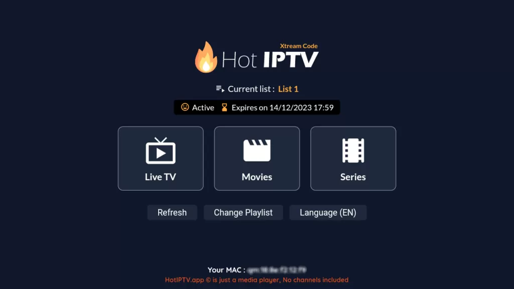 %Pserviço premium de IPTV 4K%